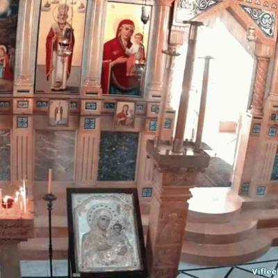 часть интерьера христианского храма в восточном православии